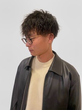 銀座マツナガ 浅草店 ツーブロマッシュ×ツイストスパイラルパーマ