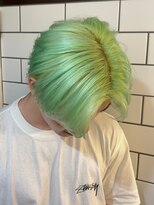 ベレーザ 渋谷(BELEZA)&nbsp;7637ニュアンスカラーセンターパートハイトーンカラーウルフヘア