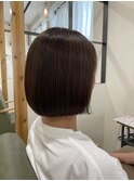 ミニボブ/切りっぱなし/ぱっつん/髪質改善/nico四街道