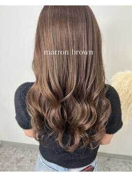 ベルフェミンクレイル(Belle femin CLAIRE) marron brown★masami style