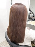 ロング/ブラウンベージュ/髪質改善ヘアエステ/ナチュラル