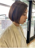 ぱつっとボブ