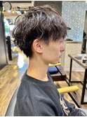 Shine hair frappe ショート/波巻きツイスパ/シャドウパーマ