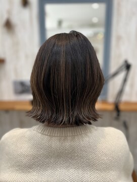 ルヴェール 茜部店(Le Vert) 波ウェーブ×ボブ