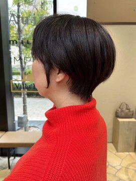 ジアン バイ ミルボン 西宮ガーデンズプラス(GIEN by milbon) おさまるくびれショート/艶のあるグレージュ