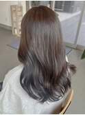 アッシュブラウン×レイヤーカット
