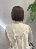 ぷつっとボブ オリーブベージュカラー