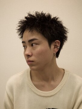 レグノバイグランツ 天神大名店(REGNO by GLANZ) スパイキーショート/メンズカット/メンズヘア/メンzパーマ/眉毛