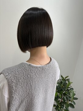 ディーバ 京橋店(diva) ボブ/オリーブベージュ/カット/バイカルテ/高濃度水素