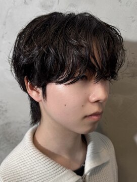 ノラ ヘアーサロン(NORA HAIR SALON) 韓国マッシュダウンパーマセンターパートシースルーマッシュ