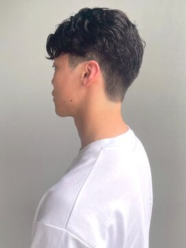 ナカオコアフュール(NAKAO COIFFURE) ナチュラルパーマ 黒髪 ツーブロック 爽やか 束感パーマ