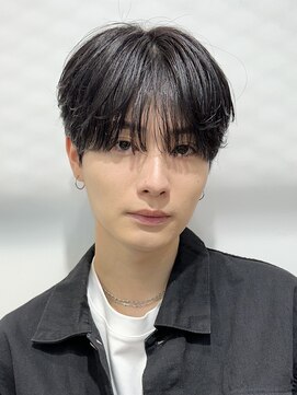 フィフス 栄(fifth) 名古屋栄シースルーマッシュメンズ毛流れニュアンスパーマ緩め