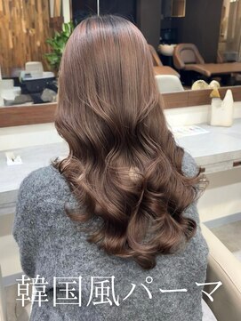 エース 梅田(ace) コテ巻き風パーマ /韓国風パーマ/デジタルパーマ/レイヤーカット
