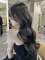 サイン 表参道(SIGN)&nbsp;韓国ヘアグレージュカラーブリーチ無し髪質改善透明感カラー