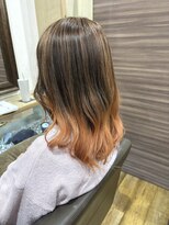 アレッタヘアーサロン(ALETTA HAIR SALON)&nbsp;オレンジバレイヤージュ