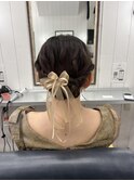 シニヨンヘアセット