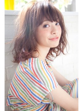 ガーランド (Garland) [Garland]耳かけ、アレンジも似合う☆ふわミディ