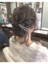 コジック ヘアアンドアイ(Cogic hair & eye)&nbsp;お呼ばれ結婚式成人式ヘアセットゆるふわヘアセットナチュラル