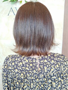 アヤラ オーガニックアンドスパ 東船橋店(AYALA) 透け感ボブ×ストレートパーマ
