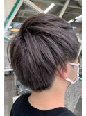 メンズダブルカラー☆アッシュグレー色落ちも楽しめます！