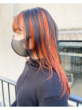 ジーナ(XENA) 【光】Contrast long wolf