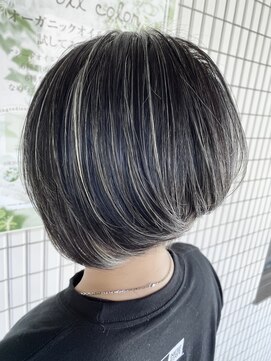 トモズヘアデザイン(Tomo's Hair Design) 【tomos】シルエット重視前下がりボブ