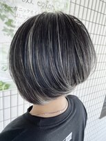 トモズヘアデザイン(Tomo's Hair Design) 【tomos】シルエット重視前下がりボブ