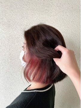 アッシュ 西荻窪店(Ash) インナーカラー☆ベリーピンク