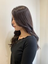 シェノン 西梅田(CHAINON)&nbsp;韓国スタイル、くびれヘア、ラベンダーブラウン＊＊