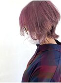 大人女性、ハンサムウルフショート[谷合