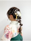 【BelleCoupes】足立美佐恵 卒業式袴着付けヘアセット