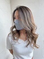 ムエール(mouair)&nbsp;バレイヤージュカラー/ホワイトミルクティー