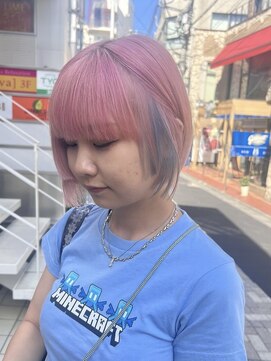 アソビセカンド 原宿(ASOBI 2nd) 前髪/マチルダボブ/ピンクベージュ/インナーグレージュ/表参道