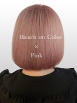 サラジュ 仁川店(SARAJU) 透明感カラー　ブリーチオンカラー×透明感◎ピンクカラー　