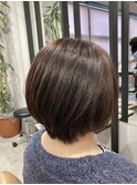 ショートボブ☆髪質改善艶カラー