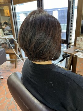 ロッソバイアルター 鎌取(ROSSO by aL-ter) イメチェン/ハッシュカット/フルバング/REDブラウン/鎌取/中山実