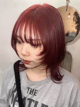 ビスクヘアデザイン(bisq hair design) ［ボルドーカラー/レッドブラウン/レッドカラー/ウルフ］