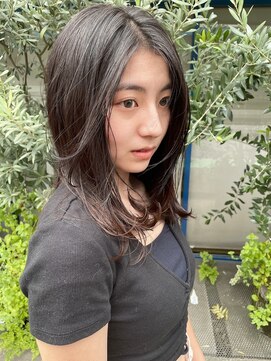 ベンジー 中目黒店(benji) ナチュラルロングウルフレイヤー10代20代30代韓国ヘア