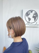 リノ(Lino)&nbsp;人気のショートボブ×ハイトーンカラー