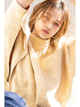 レゴ(REGO) ミディ#切りっぱなしボブ美髪ピンクブラウン