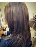 ロングレイヤー【髪質改善カット】【アッシュブラウン】/ラフ