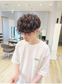 10代20代の爽やかメンズパーマ/ソフトツイストパーマ