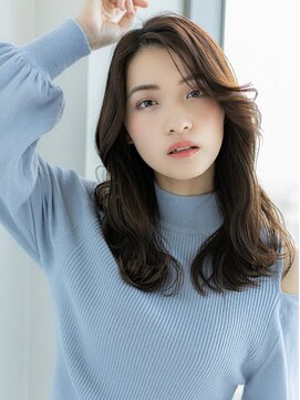 マカロン 郡山本店(MACARON) #47/デザインカラー/レイヤーカット/ウェットヘア/オリーブベー