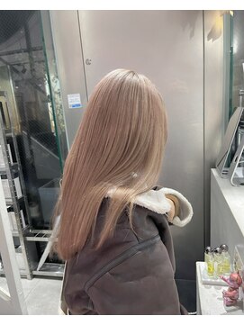 シェリ ヘアデザイン(CHERIE hair design) 福岡 ブリーチ ベージュ グレージュ ダブルカラー ハイライト