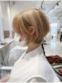 ショートカット×ひし形ショートボブ×前髪あり20代30代40代　a