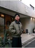 メンズカットスパイキーショートツーブロックメンズパーマ