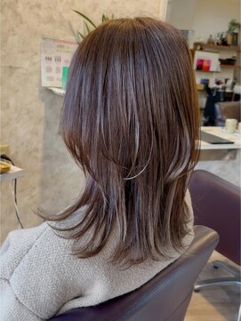 ヘアーエポック(hair epoque) ヘルシースタイル横顔美人こなれヘア大人美人美髪