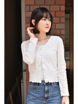 ウィローズ(WILLOW'S) ショートカット×ひし形ショートボブ×前髪あり20代30代40代