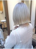 ブリーチ２回以上で作るホワイトシルバー