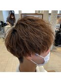 ソフトツイストスパイラルフェザーパーマニュアンスパーマ